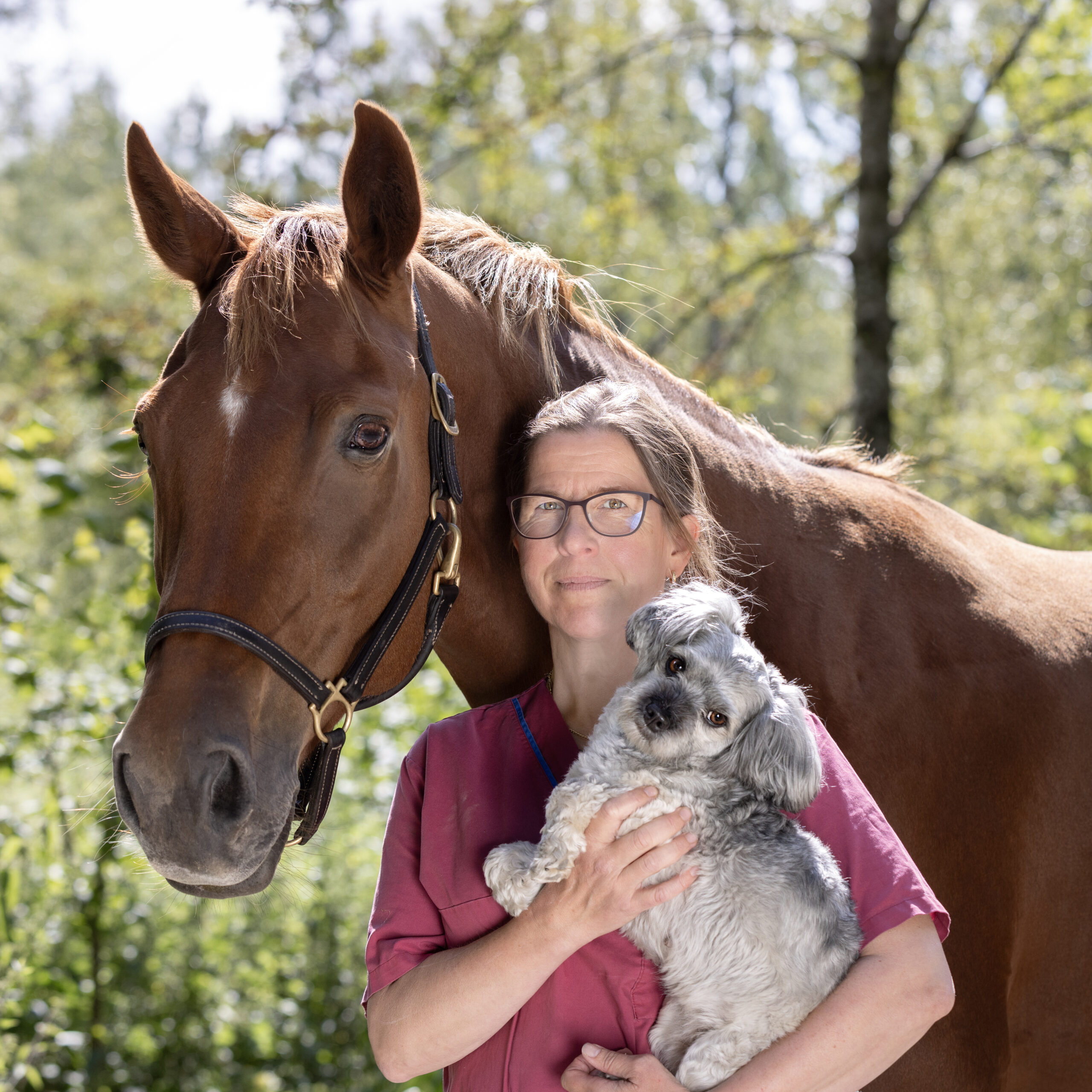 Ylva på Lundens Djurhälsa